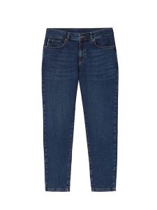 TATUUM Dżinsy - Tapered fit - w kolorze granatowym rozmiar: 36. Niebieskie jeansy Tatuum, z aplikacjami, ze skóry, z podwyższonym stanem. Za 132,36 zł.