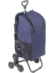 Wenko Wózek w kolorze granatowym na zakupy - 58 x 103 x 39 cm rozmiar: onesize. Niebieskie shopper bag Wenko, bez wzorów, z materiału, bez dodatków. Za 195,99 zł.