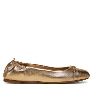 Baleriny MICHAEL Michael Kors. Żółte balerinki MICHAEL Michael Kors, bez wzorów, bez obcasa, bez zapięcia. Za 339,99 zł.