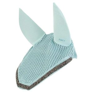 Krótki kapelusz dla koni ANKY ATB251005. Niebieskie kapelusze ANKY, bez wzorów, z bawełny. Za 244,50 zł.