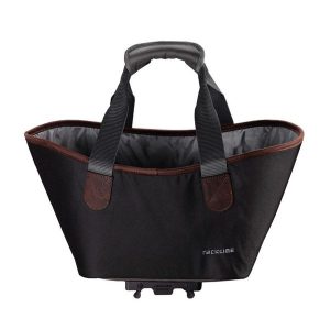 Systemowa torba na zakupy AGNETHA. Czarne shopper bag RACKTIME, bez wzorów, bez dodatków. Za 339,90 zł.