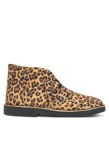 Clarks Botki Desert Bt Evo. 26182927 Brązowy. Brązowe botki Clarks, bez wzorów, ze skóry, bez obcasa, na płaskiej podeszwie, bez zapięcia. Za 489,99 zł.