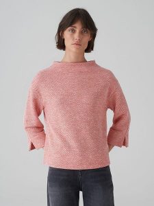 OPUS Bluza w kolorze jasnoróżowym rozmiar: 38. Różowe bluzy Opus, bez wzorów, bez kaptura. Za 120,52 zł.