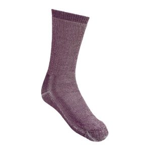 Skarpety turystyczne damskie Smartwool Classic Hike Full Cushion Crew. Czerwone skarpetki Smartwool, bez wzorów. Za 74,99 zł.