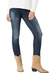 Timezone Dżinsy - Skinny fit - w kolorze granatowym rozmiar: W25/L30. Niebieskie jeansy Timezone, bez wzorów. Za 157,73 zł.