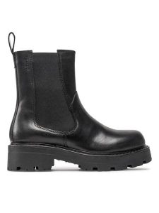 Vagabond Shoemakers Sztyblety Cosmo 2.0 5249-601-20 Czarny. Czarne botki Vagabond Shoemakers, bez wzorów, ze skóry, bez obcasa, na płaskiej podeszwie, bez zapięcia. Za 579,99 zł.