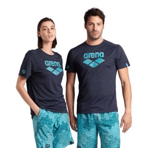 Koszulka Arena T-Shirt Logo. Niebieskie bluzki Arena, bez wzorów, bez ramiączek, na fitness i siłownię. Za 119,99 zł.