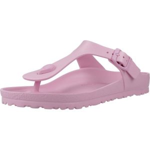 Japonki damskie Birkenstock Gizeh Eva. Czerwone klapki Birkenstock, bez wzorów, z materiału, bez obcasa. Za 318,00 zł.