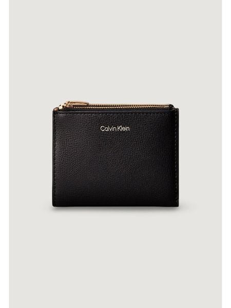Calvin Klein Portfel Foil Logo Dbl Zip Cardcase LV04F1135G Czarny. Czarne portfele Calvin Klein, bez wzorów, ze skóry. Za 225,99 zł.