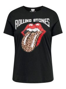 ONLY Carmakoma Koszulka w kolorze czarnym rozmiar: 50/52. Czarne bluzki Only Carmakoma, bez wzorów, z bawełny, bez kołnierzyka, bez ramiączek. Za 74,28 zł.