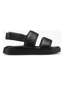 INUIKII Sandały "Padded Velcro" w kolorze czarnym rozmiar: 39. Czarne sandały Inuikii, bez wzorów, z otwartym noskiem, bez obcasa, bez zapięcia. Za 301,64 zł.