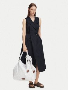 Max Mara Torebka 2616511019650 Biały. Białe torebki klasyczne Max Mara, bez wzorów, z materiału, bez dodatków. Za 698,99 zł.