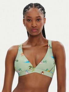 Seafolly Góra od bikini Isla Palm 31514MF216 Zielony. Zielone bikini Seafolly, bez wzorów, z syntetyku. Za 269,99 zł.