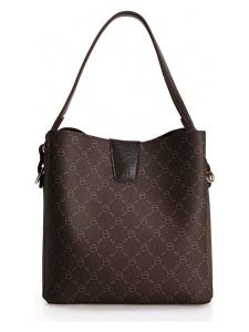 Lucky Bees Torebka w kolorze ciemnobrązowym - 25 x 20 x 13 cm rozmiar: onesize. Brązowe torebki klasyczne Lucky Bees, bez wzorów, z materiału, przez ramię, bez dodatków. Za 56,99 zł.