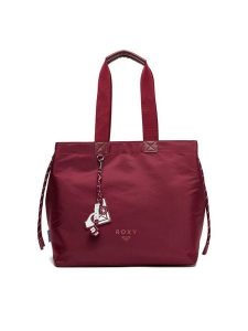 Roxy Torebka C-ROXY-M-004-08 Bordowy. Czerwone torebki klasyczne Roxy, bez wzorów, z materiału, bez dodatków. Za 199,99 zł.