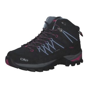 Buty trekkingowe damskie CMP RIGEL MID wodoodporne oddychające. Czarne buty trekkingowe CMP, bez zapięcia. W wyprzedaży za 399,99 zł.