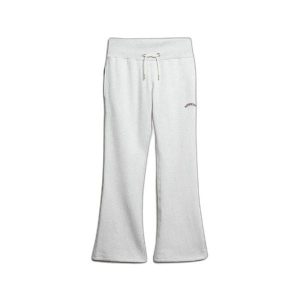 Damskie spodnie dresowe Superdry Essential Logo Lr Flare. Białe spodnie dresowe Superdry, bez wzorów, z dresówki. Za 309,60 zł.