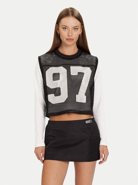 Puma Top PUMA X ROSÉ 633804 01 Czarny Relaxed Fit. Czarne topy Puma, m, bez wzorów, z syntetyku, bez kołnierzyka, bez ramiączek. Za 151,99 zł.