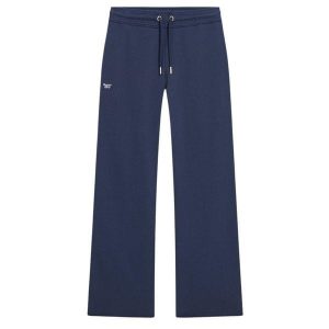 Damskie spodnie dresowe Superdry Essential. Niebieskie spodnie dresowe Superdry, bez wzorów, z dresówki. W wyprzedaży za 253,50 zł.