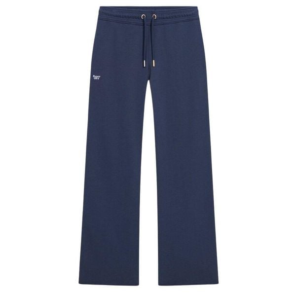 Damskie spodnie dresowe Superdry Essential. Niebieskie spodnie dresowe Superdry, bez wzorów, z dresówki. W wyprzedaży za 253,50 zł.