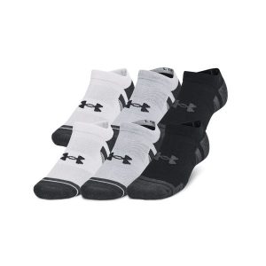 Under Armour UNISEX UA PERF TECH 6PK NS Skarpetki unisex. Brązowe skarpetki Under Armour, bez wzorów, z elastanu. Za 76,99 zł.