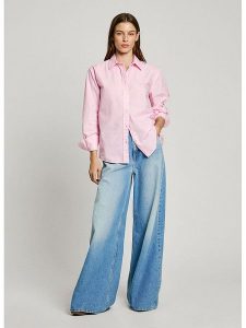 Pepe Jeans Koszula "Bego" w kolorze jasnoróżowym rozmiar: S. Różowe koszule Pepe Jeans, s, bez wzorów, z bawełny, bez kołnierzyka, bez ramiączek. Za 122,96 zł.