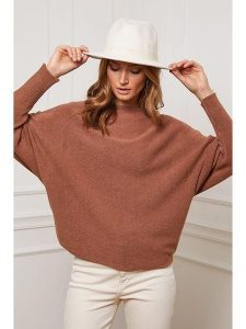 So Cachemire Sweter "Jackson" w kolorze karmelowym rozmiar: XL. Brązowe swetry oversize So Cachemire, xl, bez wzorów, z kaszmiru, bez ramiączek. Za 248,45 zł.