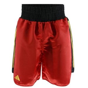 Szorty bokserskie adidas BX3-Pro. Czerwone szorty ADIDAS, bez wzorów, sportowe. Za 231,50 zł.