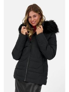 Alife and kickin Kurtka zimowa "ZophiaAK" w kolorze czarnym rozmiar: XL. Czarne kurtki Alife and Kickin, na zimę, xl, z aplikacjami, z futra, bez kaptura. Za 346,99 zł.