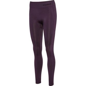 Damskie legginsy bezszwowe z wysokim stanem Hummel Shaping. Fioletowe legginsy Hummel, bez wzorów, z materiału, z podwyższonym stanem. Za 164,00 zł.