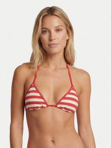 Tommy Hilfiger Góra od bikini UW0UW06406 Czerwony. Czerwone bikini TOMMY HILFIGER, bez wzorów, z syntetyku. Za 209,99 zł.
