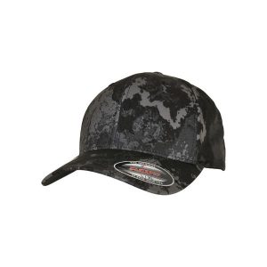 Czapka Flexfit Veil Camo. Czarne czapki FLEXFIT, bez wzorów. Za 85,25 zł.
