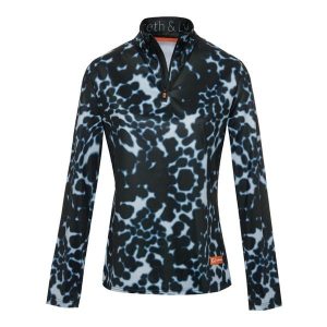 Bluza narciarska Damska Gareth & Lucas The One Hundred and Twenty. Niebieskie bluzy GARETH & LUCAS, na zimę, bez wzorów, z elastanu, bez kaptura. Za 229,99 zł.