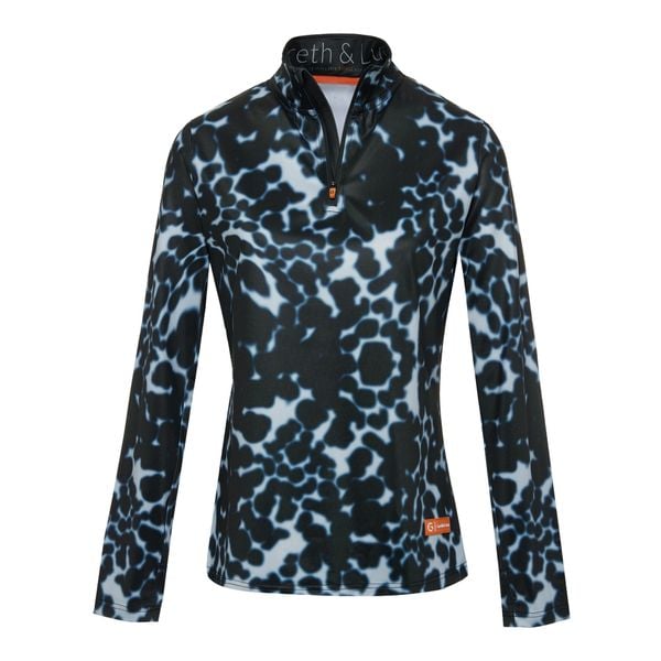 Bluza narciarska Damska Gareth & Lucas The One Hundred and Twenty. Niebieskie bluzy GARETH & LUCAS, na zimę, bez wzorów, z elastanu, bez kaptura. Za 229,99 zł.