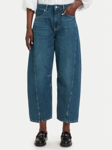 BOSS Jeansy Diana 50564404 Niebieski Relaxed Fit. Niebieskie jeansy Boss, bez wzorów, z bawełny. Za 594,99 zł.