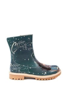 Streetfly Botki w kolorze ciemnozielonym ze wzorem rozmiar: 39. Zielone botki Streetfly, bez wzorów, z materiału, bez obcasa, bez zapięcia. Za 249,76 zł.