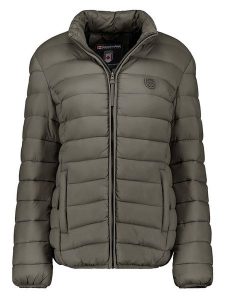 Canadian Peak Kurtka pikowana "Akitaleak" w kolorze khaki rozmiar: L. Brązowe kurtki Canadian Peak, l, bez wzorów, bez kaptura. Za 193,24 zł.