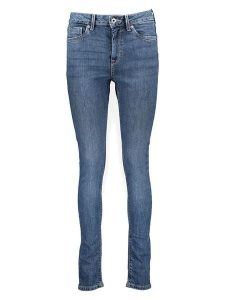 Pepe Jeans Dżinsy "Dion" - Skinny fit - w kolorze niebieskim rozmiar: W26/L32. Niebieskie jeansy Pepe Jeans, z aplikacjami, z jeansu, z podwyższonym stanem. Za 162,49 zł.