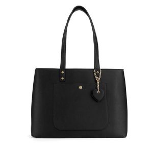 Torebka DeeZee. Czarne torebki klasyczne DeeZee, bez wzorów, bez dodatków. Za 169,99 zł.