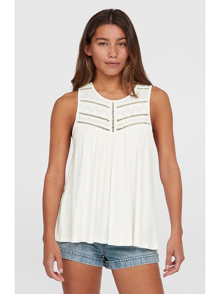 O'Neill Top "Tokeena" w kolorze białym rozmiar: S. Białe topy O'Neill, s, bez wzorów, bez kołnierzyka, bez ramiączek. Za 139,95 zł.
