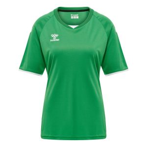 Koszulka damska Hummel hmlhmlCORE volley. Białe bluzki Hummel, xl, bez wzorów, sportowe, bez kołnierzyka, bez ramiączek. Za 136,50 zł.