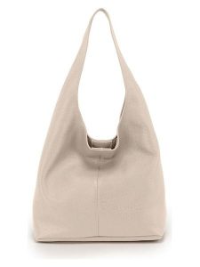 Anna Morellini Skórzany shopper bag "Tarquinia" w kolorze beżowym - 32 x 32 x 16 cm rozmiar: onesize. Brązowe shopper bag Anna Morellini, bez wzorów, z materiału, na ramię, bez dodatków. Za 385,62 zł.