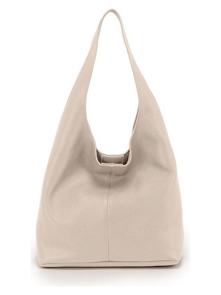 Anna Morellini Skórzany shopper bag "Tarquinia" w kolorze beżowym - 32 x 32 x 16 cm rozmiar: onesize. Brązowe shopper bag Anna Morellini, bez wzorów, z materiału, na ramię, bez dodatków. Za 274,88 zł.