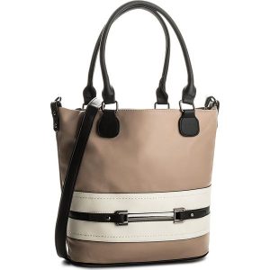 Torebka JENNY FAIRY - RC4505C Różowy. Brązowe shopper bag marki Jenny Fairy. Za 129,99 zł.