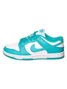 Nike Sneakersy "Dunk Low" rozmiar: 38,5. Białe trampki Nike, bez wzorów, bez zapięcia. Za 382,99 zł.