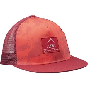 Czapka z daszkiem sportowa Elbrus Ramond. Czerwone czapki Elbrus, bez wzorów, sportowe. Za 53,91 zł.