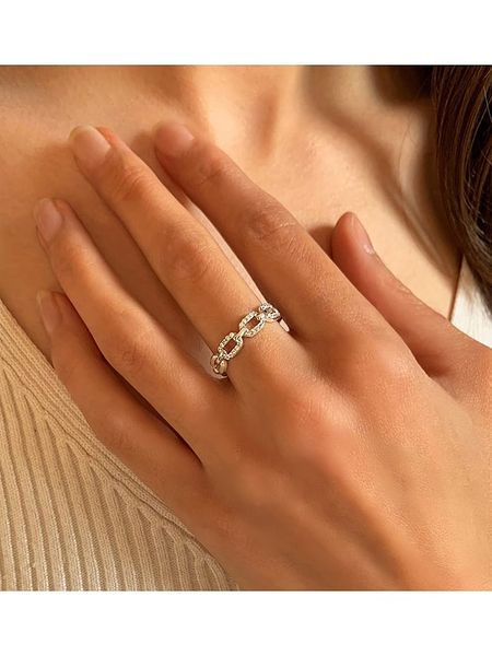 Eclat d'Argent Srebrny pierścionek z cyrkoniami rozmiar: 54. Szare pierścionki Eclat d'Argent, z cyrkonią, srebrne. Za 218,05 zł.