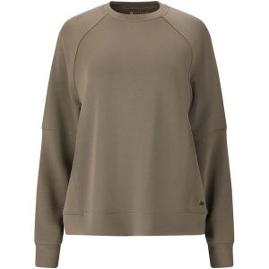 Bluza damska Athlecia Jacey. Brązowe bluzy Athlecia, bez wzorów, bez kaptura. Za 267,00 zł.