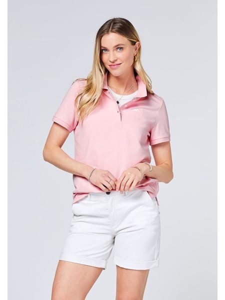 Polo Sylt Koszulka polo w kolorze jasnoróżowym rozmiar: XXL. Różowe bluzki Polo Sylt, xxl, bez wzorów, bez kołnierzyka, bez ramiączek. Za 124,95 zł.