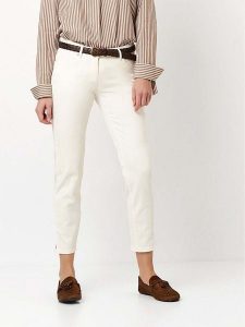 Toni Dżinsy - Slim fit - w kolorze kremowym rozmiar: W40. Brązowe jeansy Toni, bez wzorów. Za 152,99 zł.